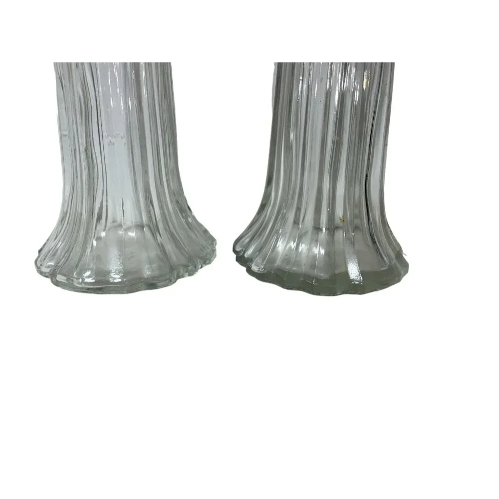 Vintage Leonard Crystal Silver Plate Salt/Pepper Shaker (Set) - Picture 10 of 12